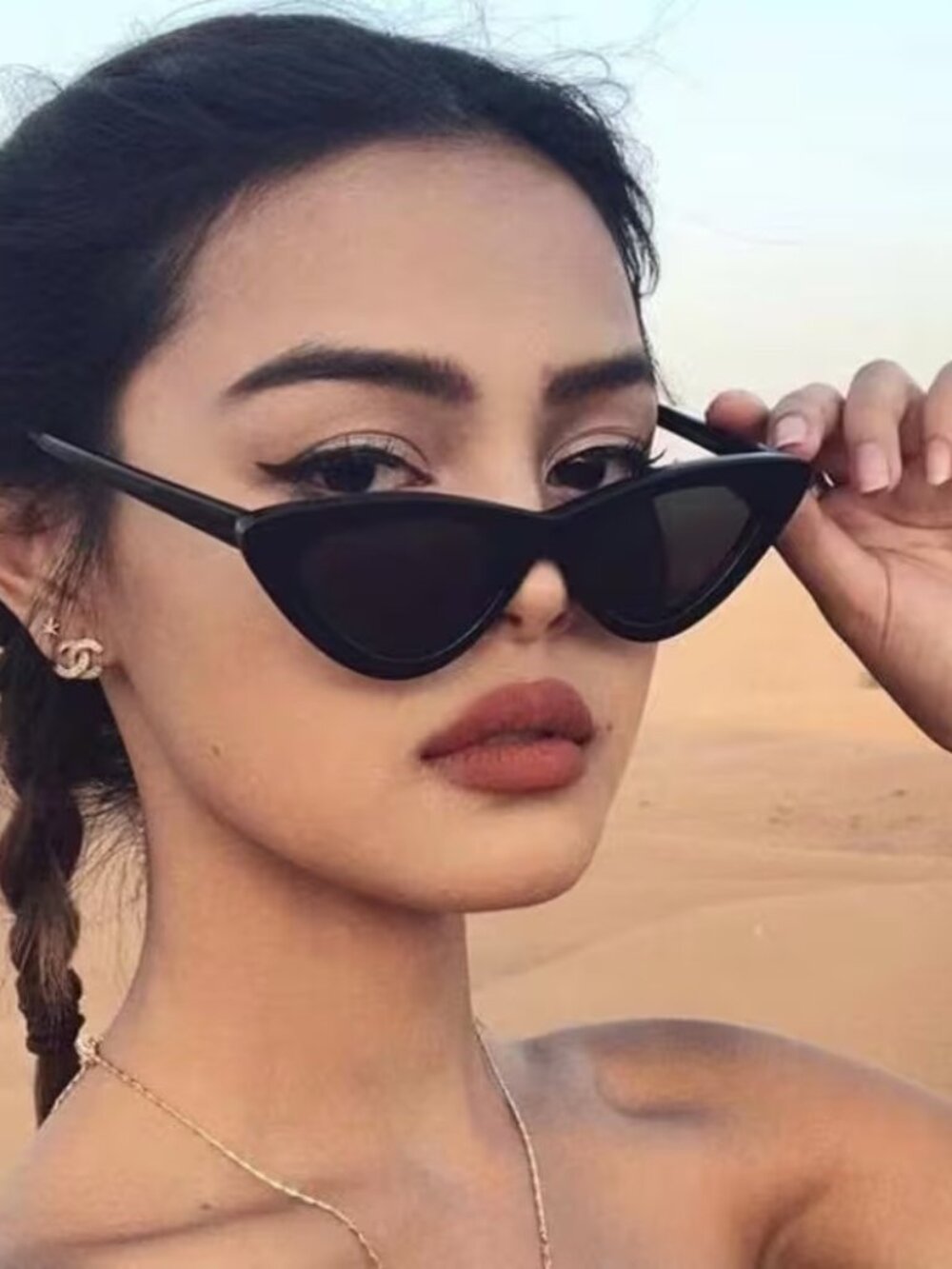 European And American Cat Eye Triangle